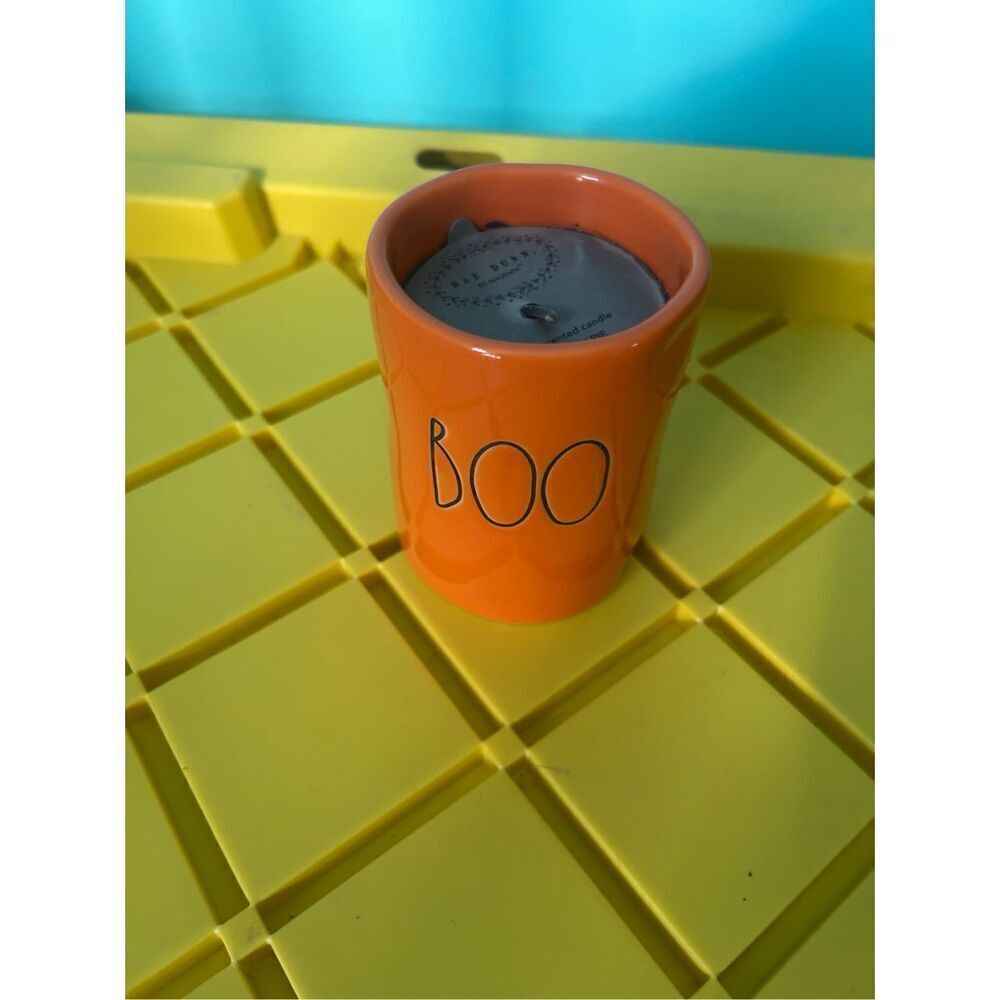 Rae Dunn “Boo” Halloween Decoration Scented Candle Pumpkin Pie